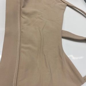 Used Lululemon Beige Nude Sports Bra Size 2